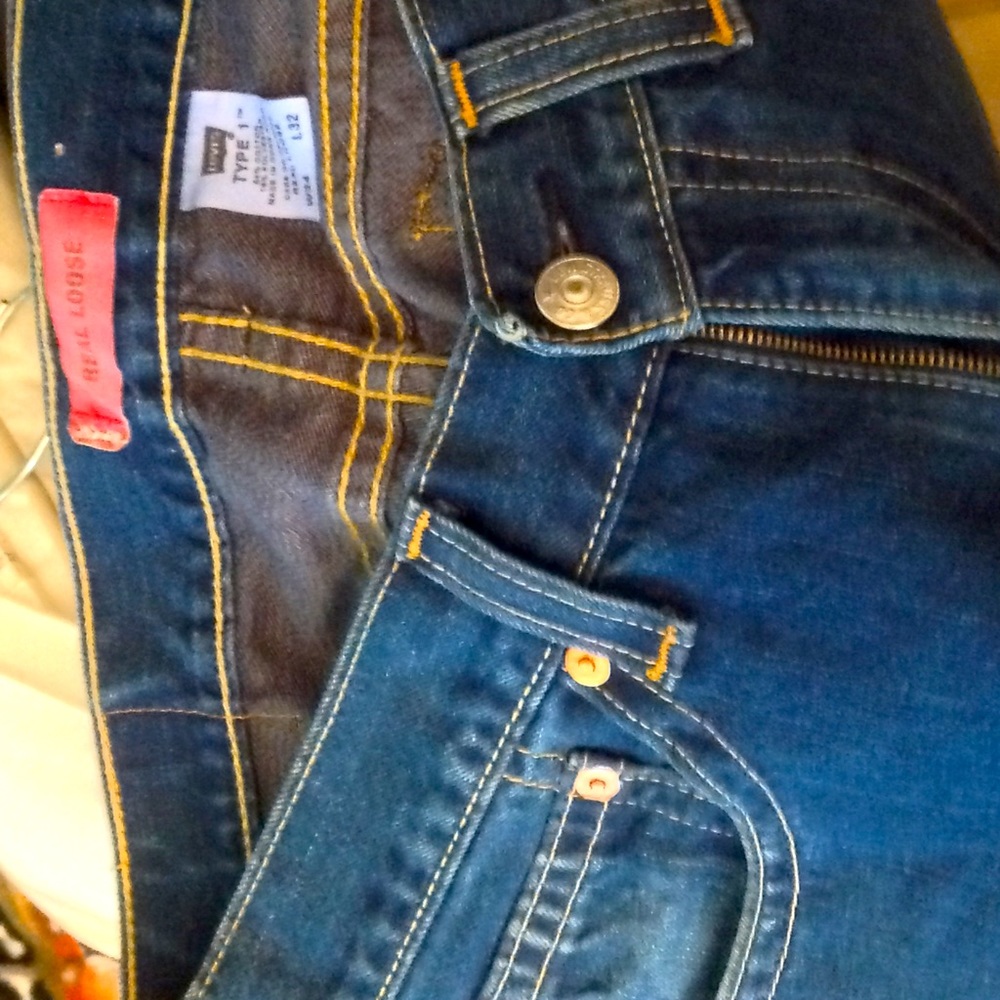 Levi Real Loose Men’s Blue Jeans W34 L32